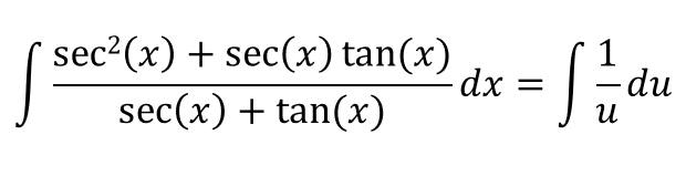 Antiderivative Of sec(x)