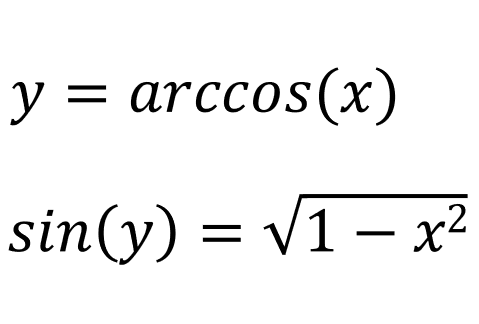 Proof Of The Derivative Of Arccos(x)