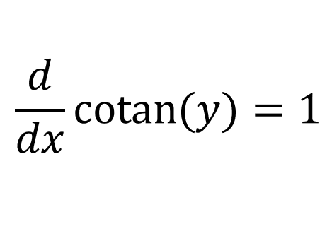 Proof Of The Derivative Of Arccotangent(x)